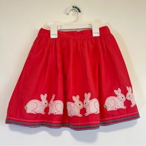 Mini Boden Bunny Rabbit Appliqué Skirt in Girl’s Size 11-12 Y | 152 cm